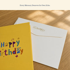 EchoMory Personalized Birthday Song Gift, AI-Created Musical Greeting Card, 3D Pop-Up Card with a Custom Song Made Just for Them,Interactive Greeting Card & Birthday Gift