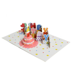 EchoMory Personalized Birthday Song Gift, Create a Custom Song for Someone Special, 3D Pop-Up Musical Birthday Card