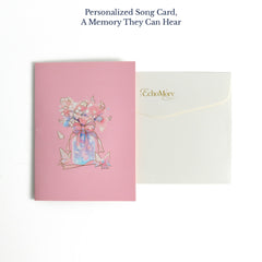 EchoMory Personalized Musical Gift – Custom Musical Greeting Card (featuring a 3D butterfly garden pop-up design), perfect for birthdays for mothers, wives, friends, girlfriends, or sisters.