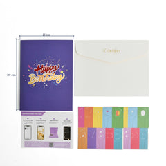 EchoMory Personalized Birthday Song Gift, Create a Custom Song for Someone Special, 3D Pop-Up Musical Birthday Card
