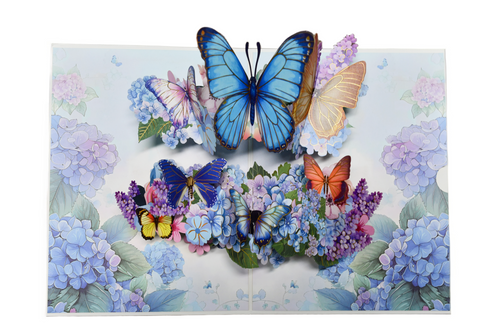 Birthday Butterflies in Flight Demo 03