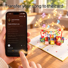 Interactive Candle Birthday Card | Musical 3D Pop Up with Custom Song