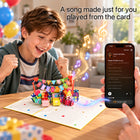Interactive Candle Birthday Card | Musical 3D Pop Up with Custom Song