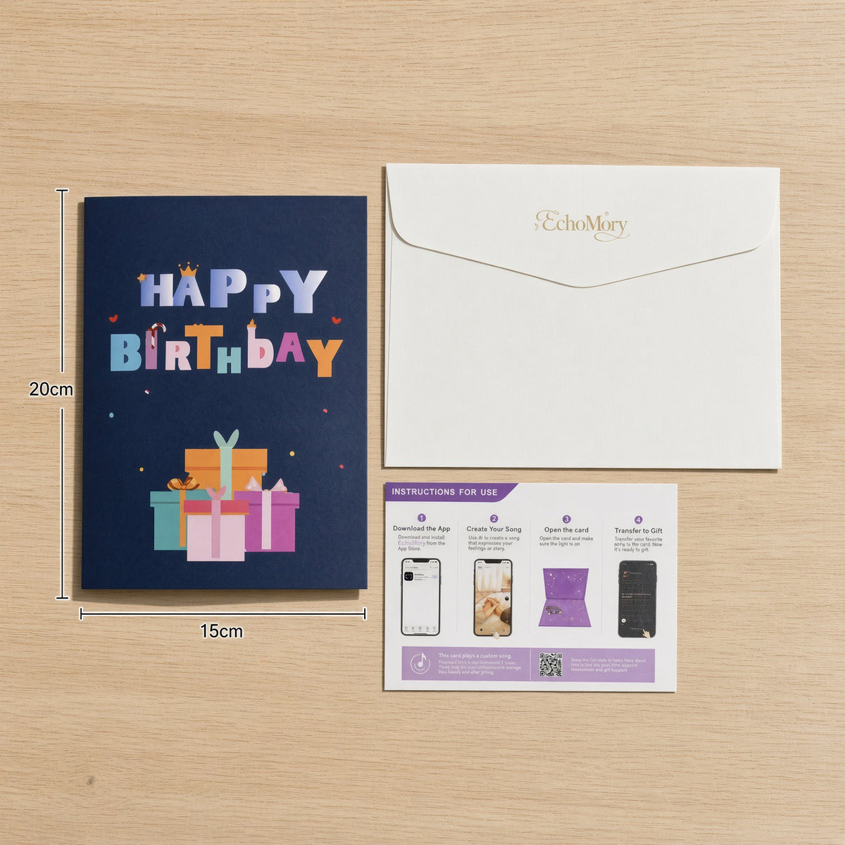 Interactive Candle Birthday Card | Musical 3D Pop Up with Custom Song