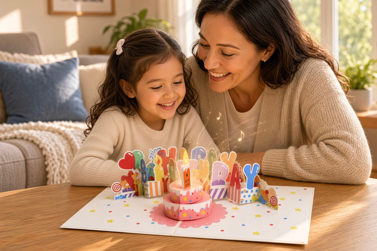 Blowable Candle Birthday Card