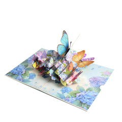 EchoMory Personalized Musical Gift – Custom Musical Greeting Card (featuring a 3D butterfly garden pop-up design), perfect for birthdays for mothers, wives, friends, girlfriends, or sisters.